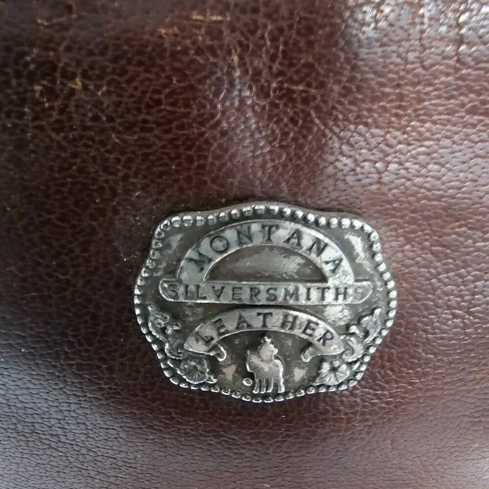 Montana Silversmiths brown leather